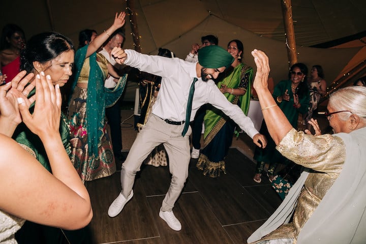 Fusion Tipi Wedding