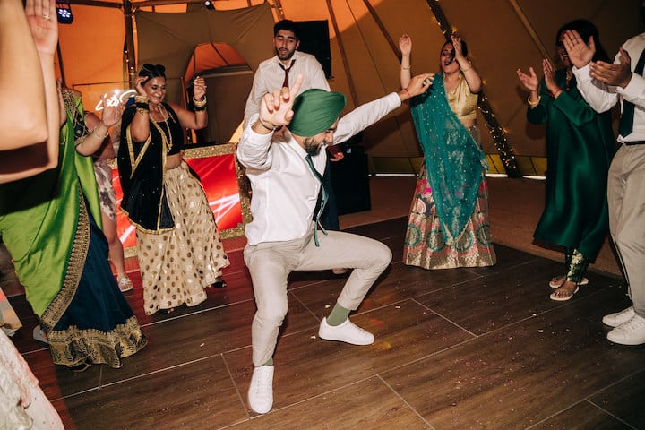 Fusion Tipi Wedding