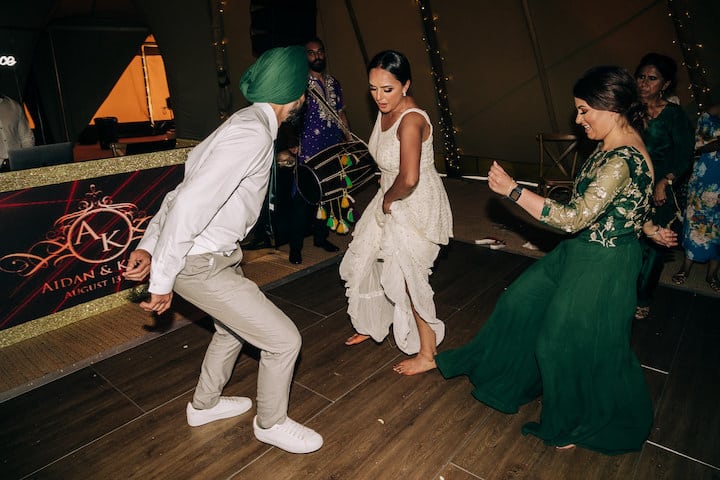 Fusion Tipi Wedding