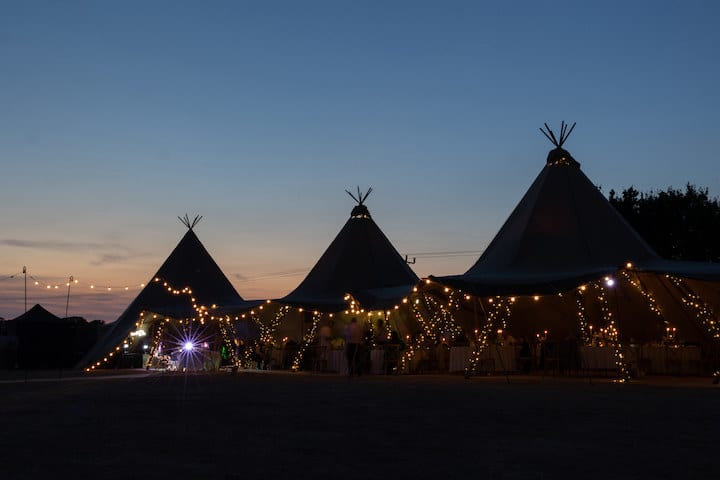 Fusion Tipi Wedding