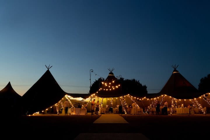 Fusion Tipi Wedding