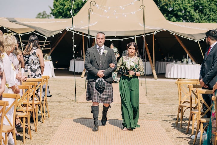 Fusion Tipi Wedding