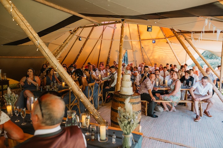 Celestial Styled Tipi Wedding