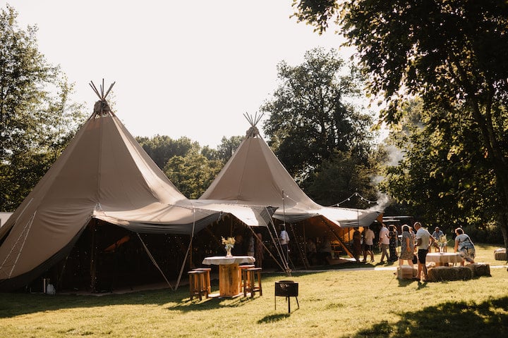 Celestial Styled Tipi Wedding