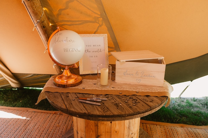 Celestial Styled Tipi Wedding