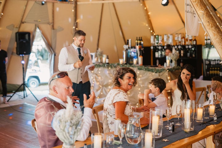 Celestial Styled Tipi Wedding