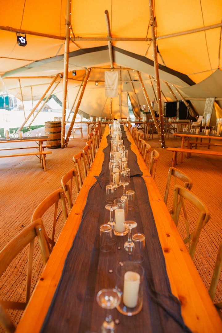 Celestial Styled Tipi Wedding