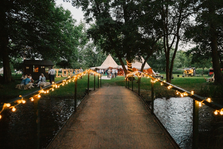 Celestial Styled Tipi Wedding