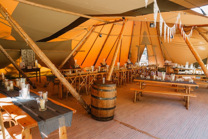 Celestial Styled Tipi Wedding