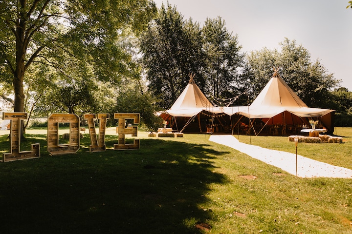 Celestial Styled Tipi Wedding