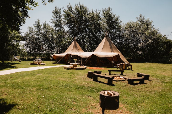 Celestial Styled Tipi Wedding