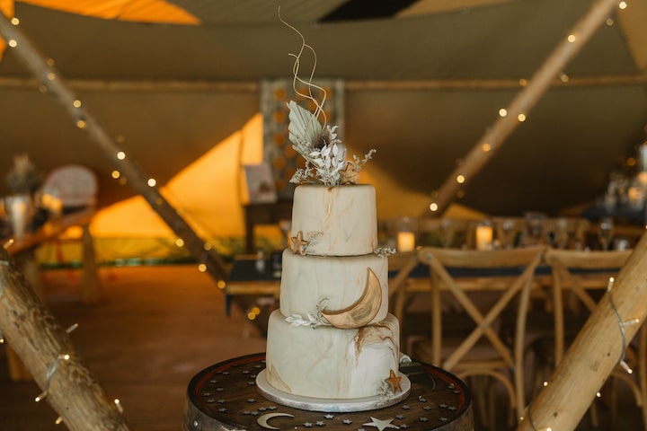 Celestial Styled Tipi Wedding