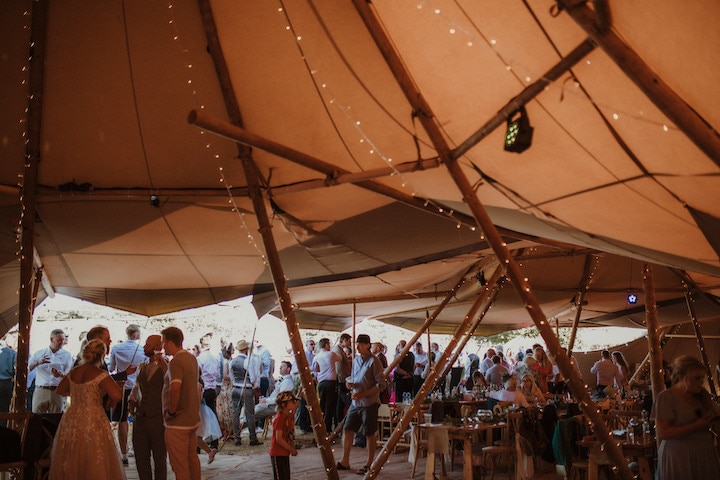 Vineyard Tipi Wedding