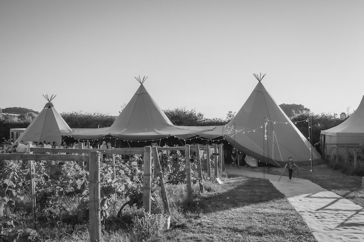 Vineyard Tipi Wedding