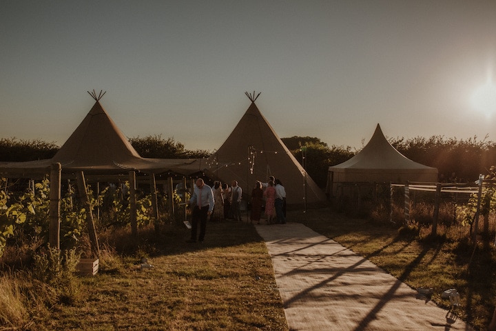Vineyard Tipi Wedding