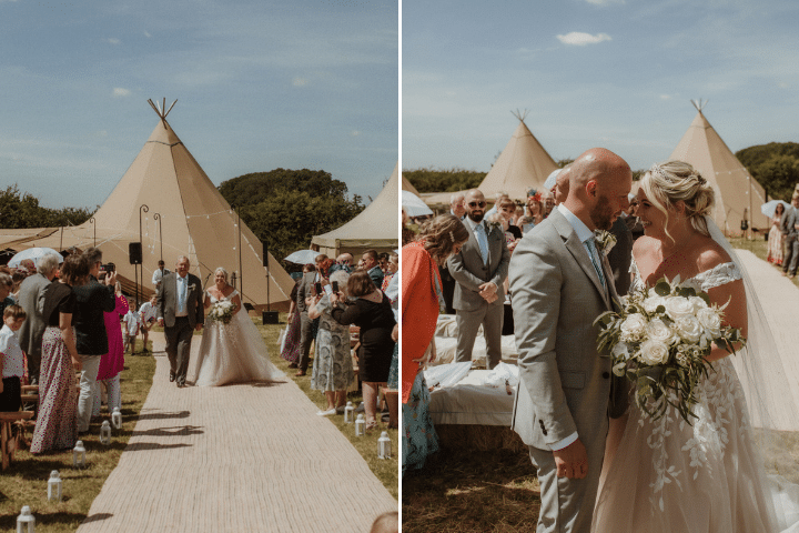 Vineyard Tipi Wedding