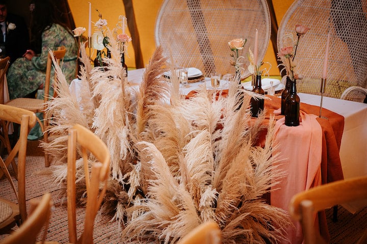 Autumnal Boho Tipi Wedding