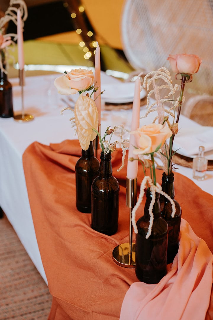 Autumnal Boho Tipi Wedding
