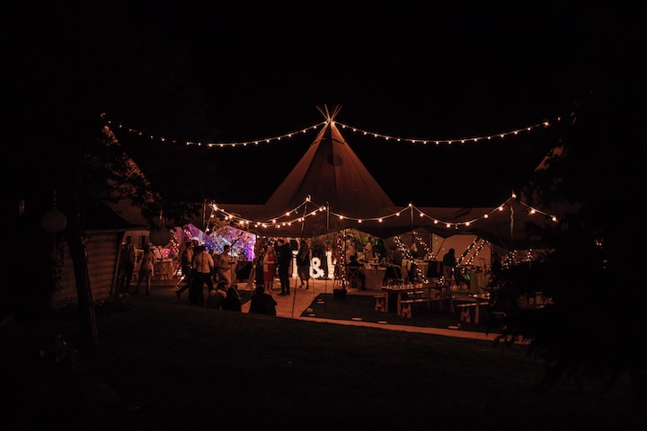 Festival Garden Tipi Wedding