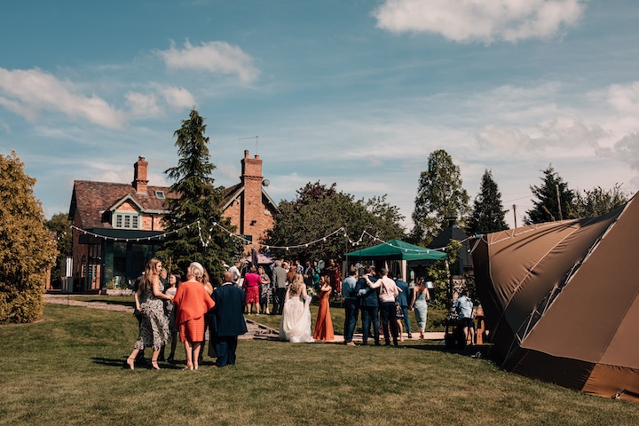 Festival Garden Tipi Wedding