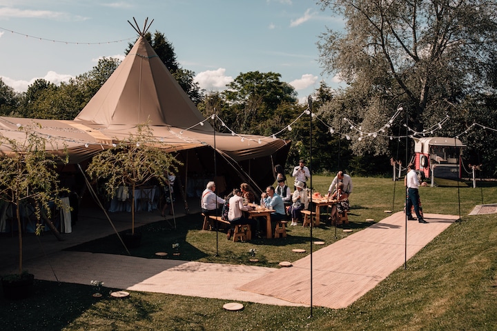 Festival Garden Tipi Wedding