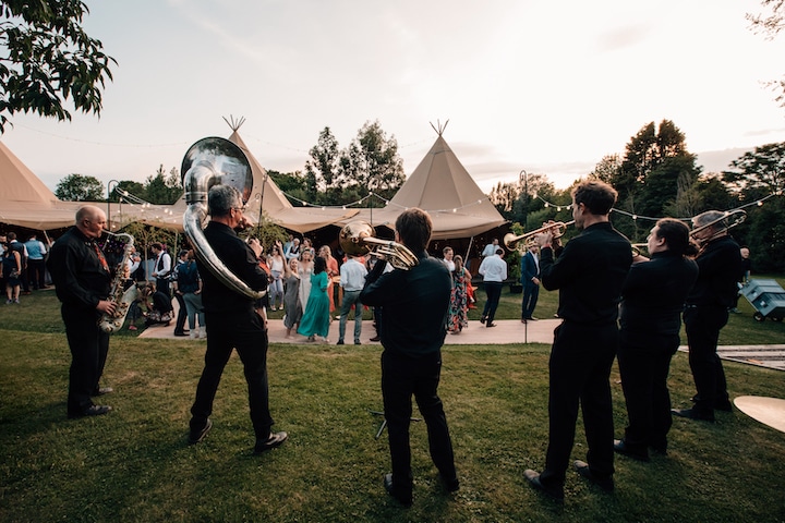 Festival Garden Tipi Wedding