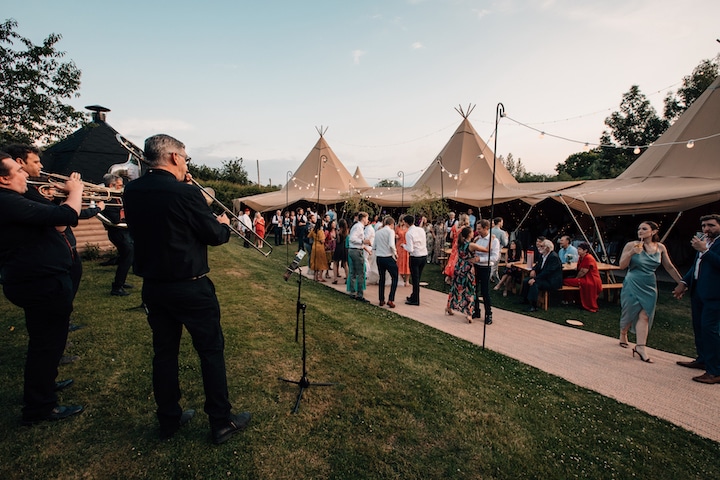Festival Garden Tipi Wedding