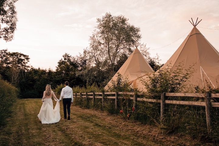 Festival Garden Tipi Wedding