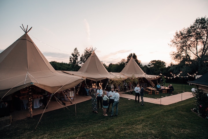 Festival Garden Tipi Wedding