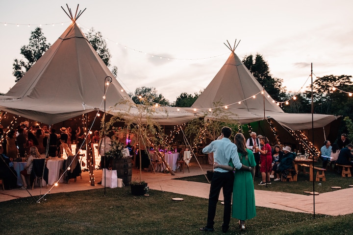 Festival Garden Tipi Wedding