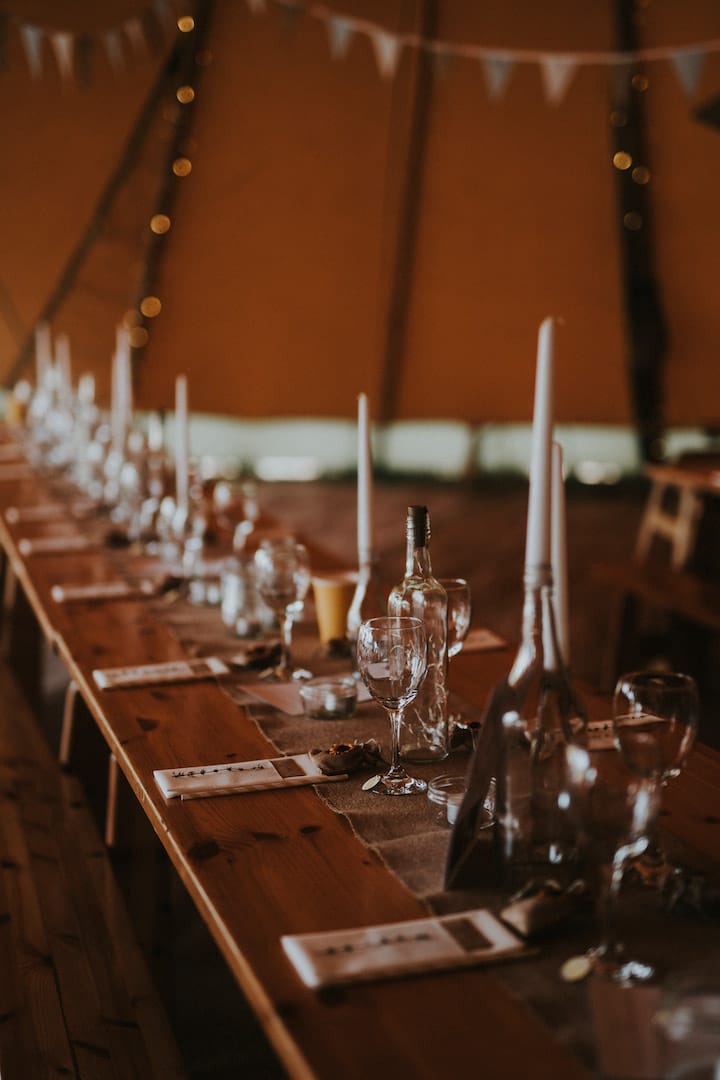 DIY Summer Tipi Wedding
