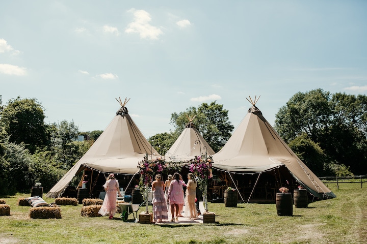Chilled Tipi Wedding