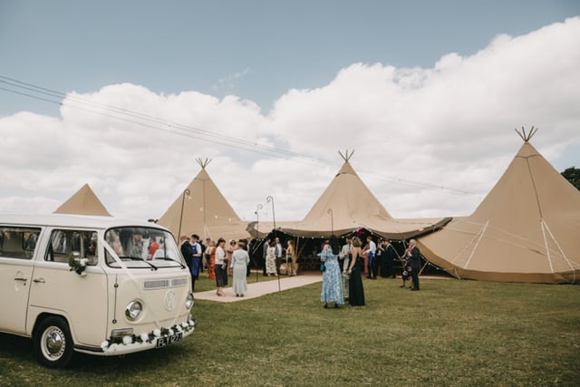 Relaxed Cuttle Brook Tipi Wedding