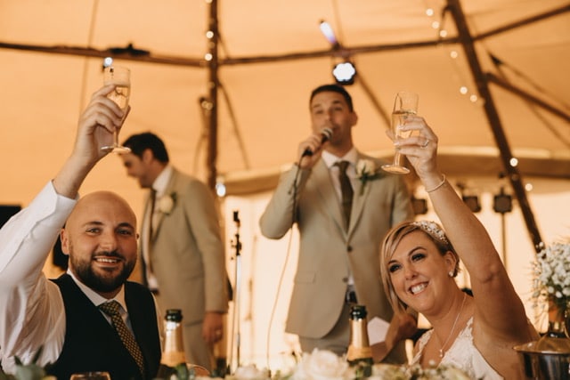 Relaxed Cuttle Brook Tipi Wedding
