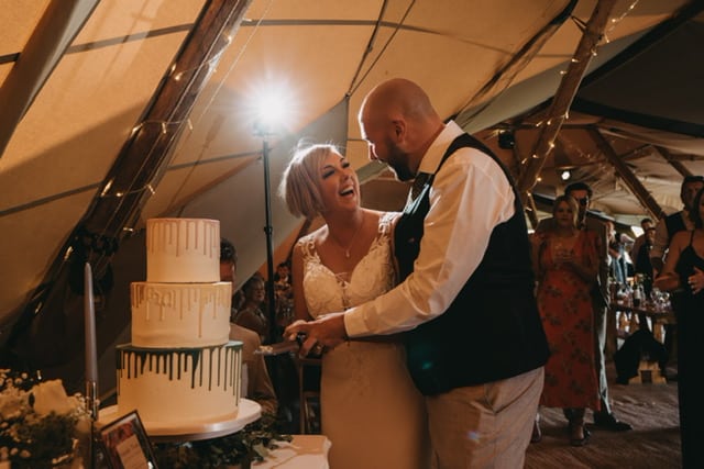 Relaxed Cuttle Brook Tipi Wedding