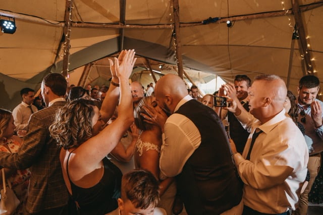 Relaxed Cuttle Brook Tipi Wedding
