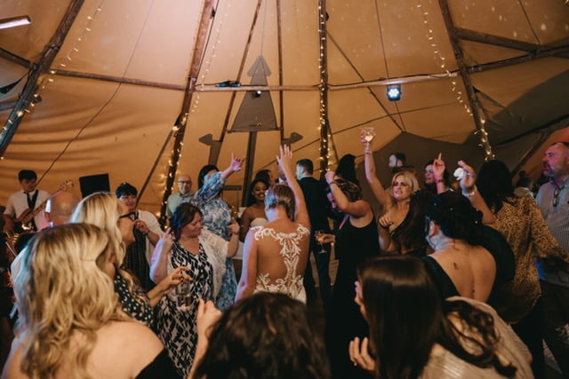 Relaxed Cuttle Brook Tipi Wedding