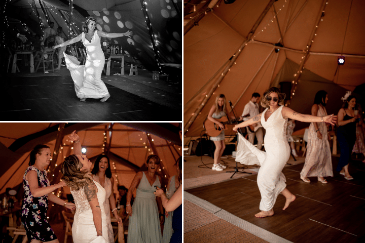 Tipi Wedding at Ettie's Field