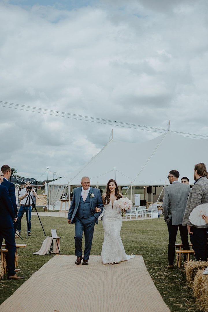 Sailcloth Wedding at Cuttle Brook
