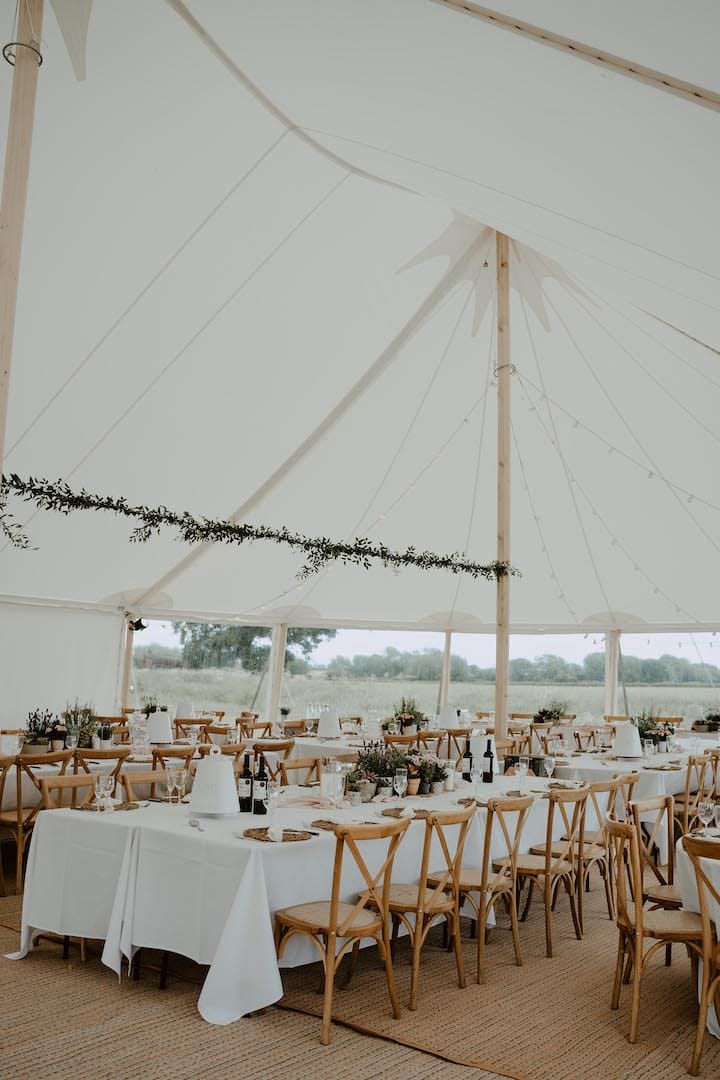Sailcloth Wedding at Cuttle Brook