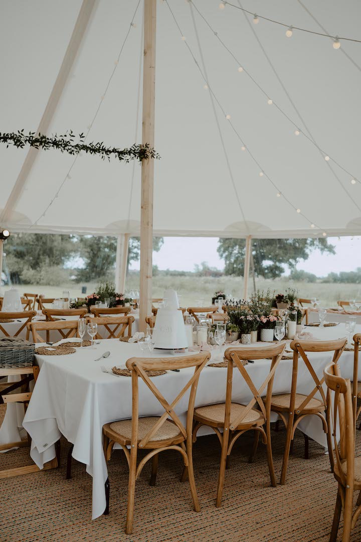 Sailcloth Wedding at Cuttle Brook
