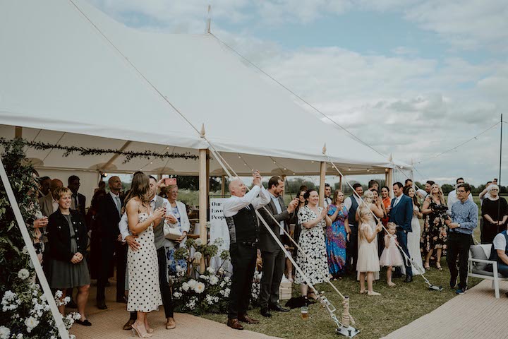 Sailcloth Wedding at Cuttle Brook