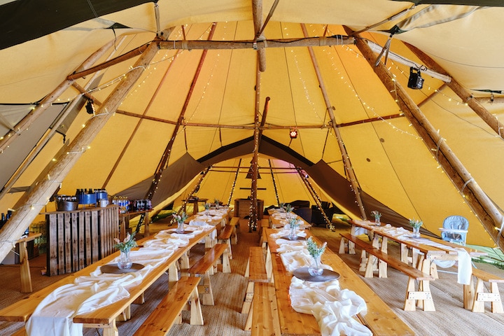 Countryside Tipi Wedding