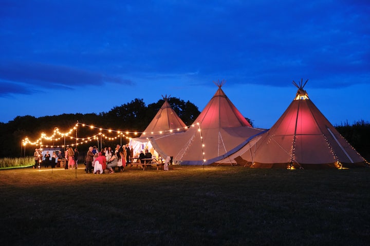 Countryside Tipi Wedding