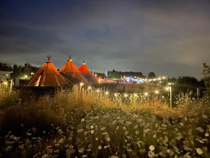 Tipi Wedding at Ettie's Field