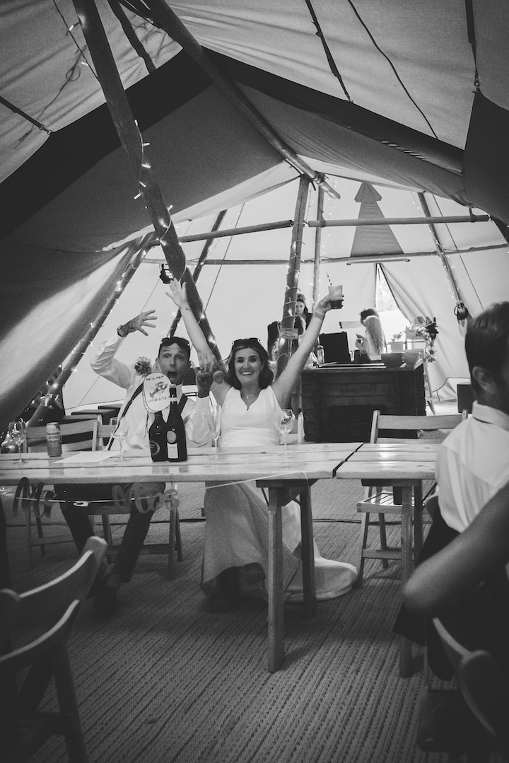 Tipi Wedding at Ettie's Field