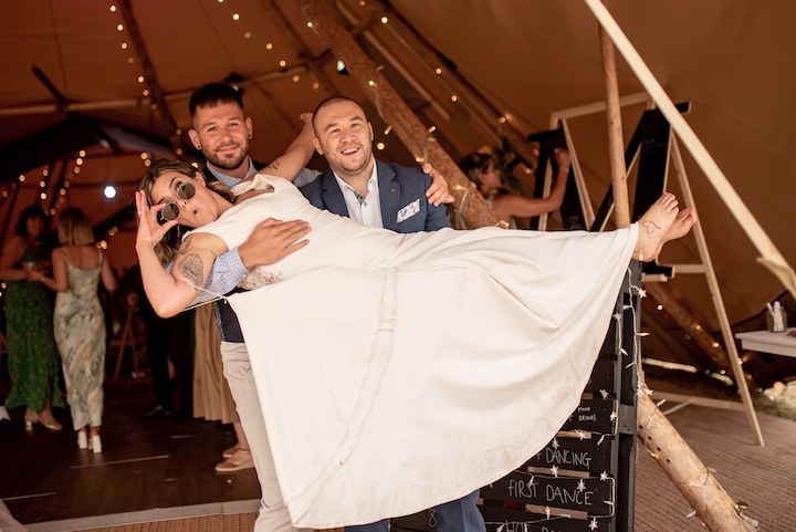 Tipi Wedding at Ettie's Field