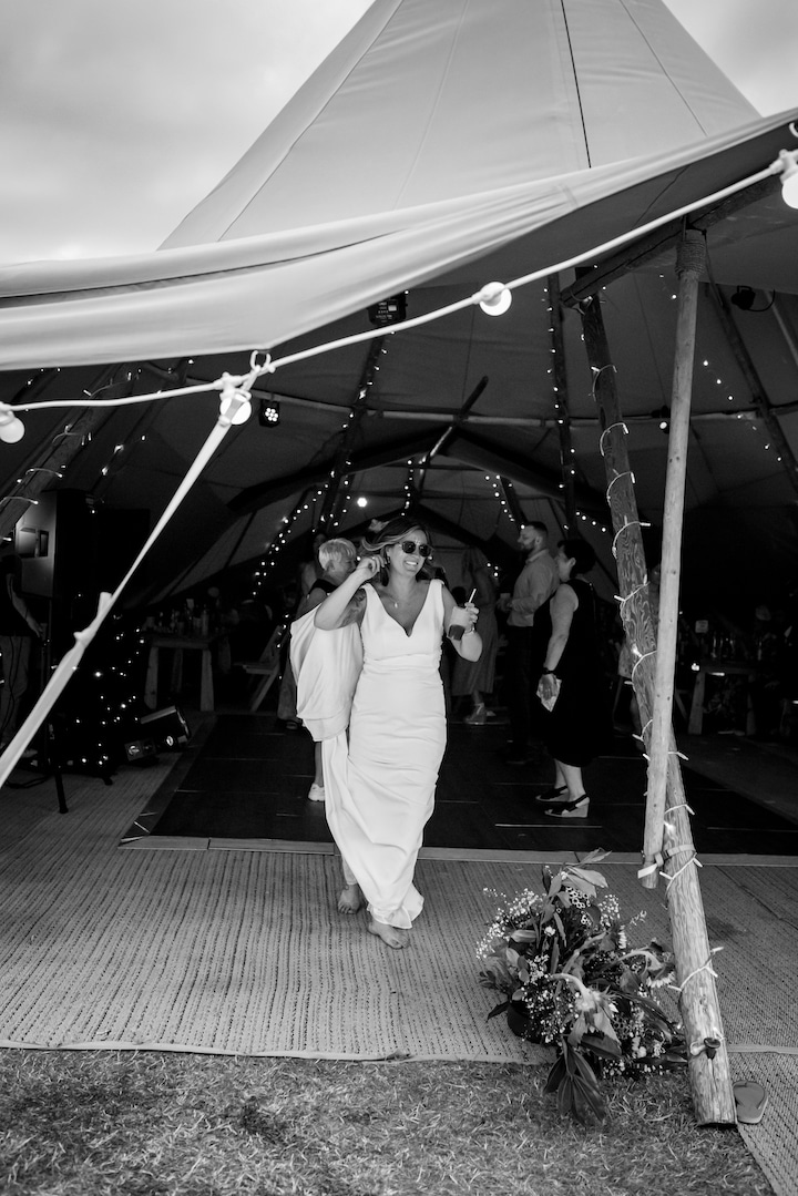 Tipi Wedding at Ettie's Field