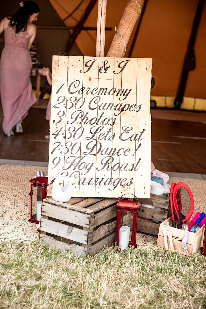 Northamptonshire Tipi Wedding