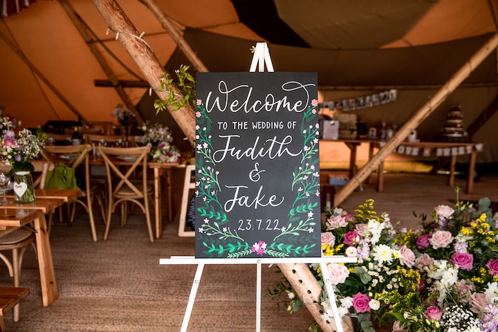 Northamptonshire Tipi Wedding